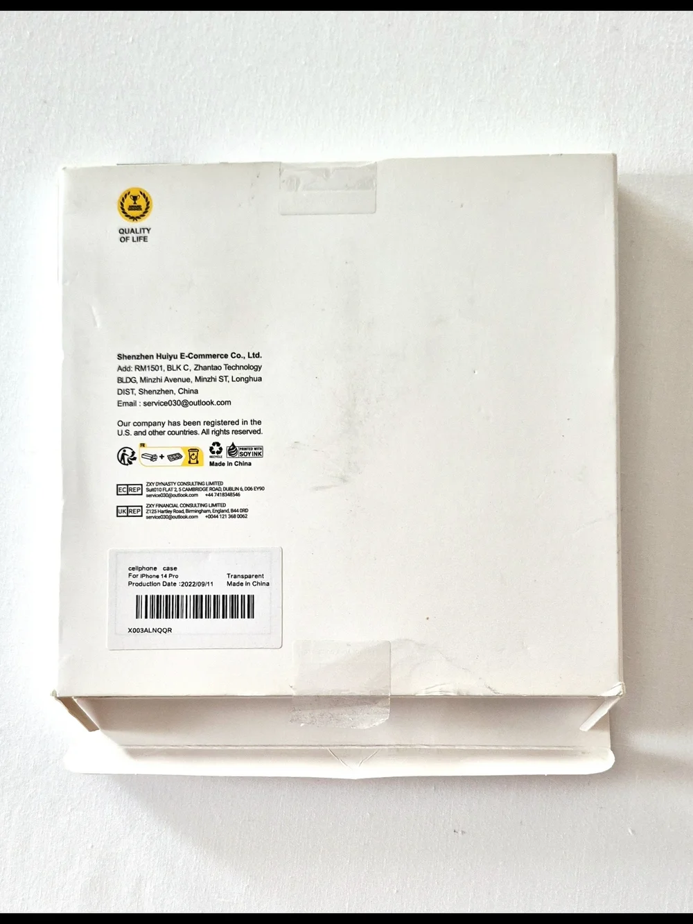 Clear Case For iPhone 14 Pro With 2 Screen Protector Installation Kit